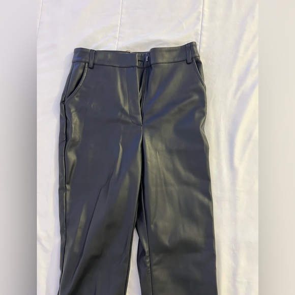 MESHKI- TYRA Straight Leg Faux Leather Pants - Picture 9 of 14